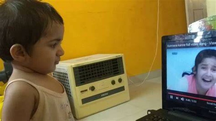 1year Baby crying while watching Viswasam movie climax - Babybus Crying For Kids