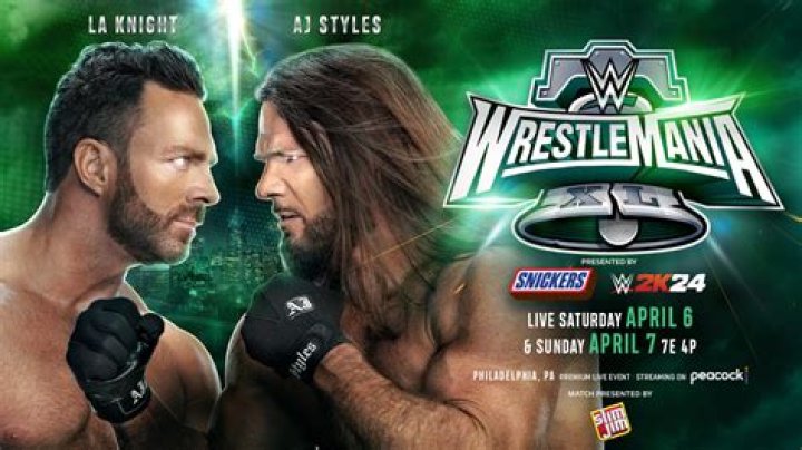 AJ Styles WrestleMania debut AJ Styles WrestleMania debut