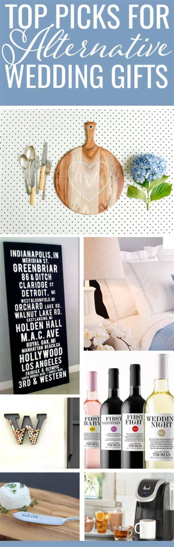 alternative wedding gift ideas