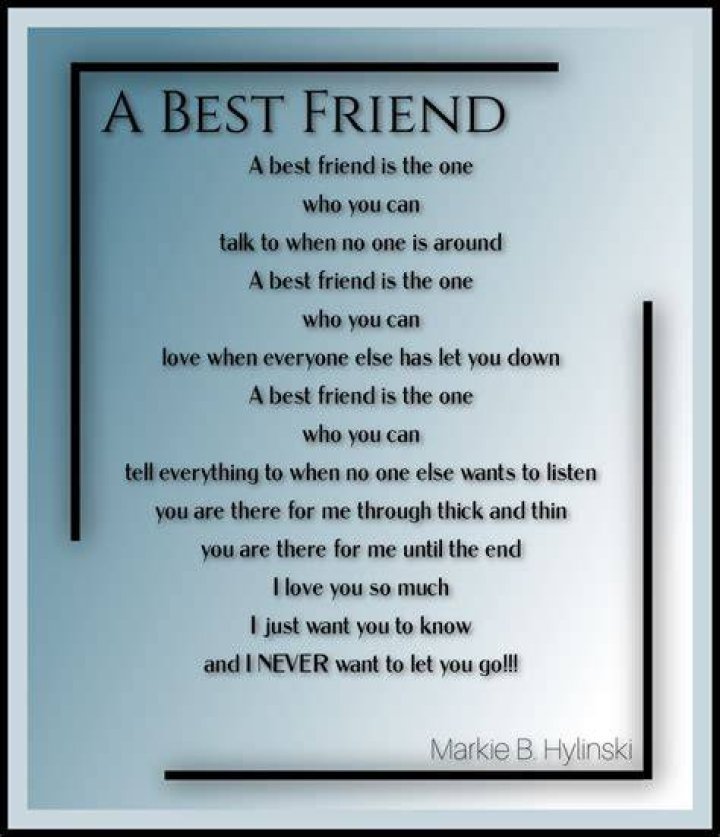 Best friend poems Best friend poems