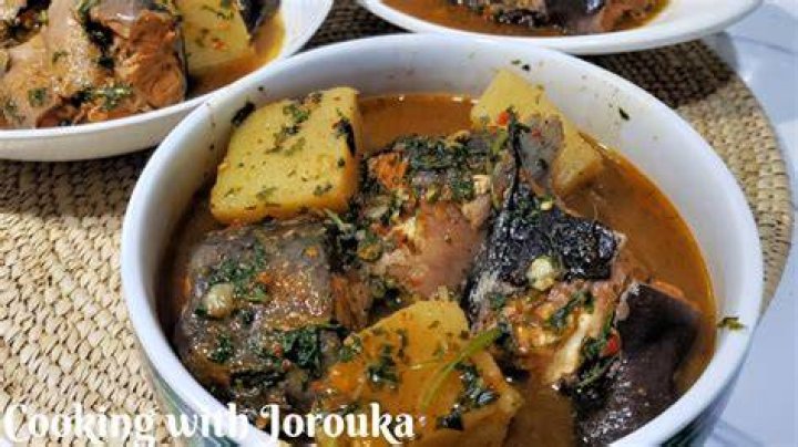 catfish pepper soup with yam