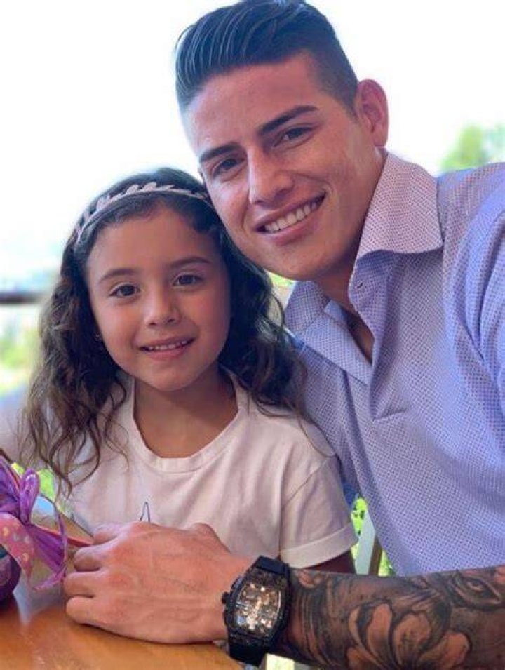 Daniela Ospina with her father Hernan Ospina