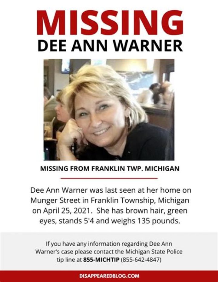 Dee Ann Warner Missing