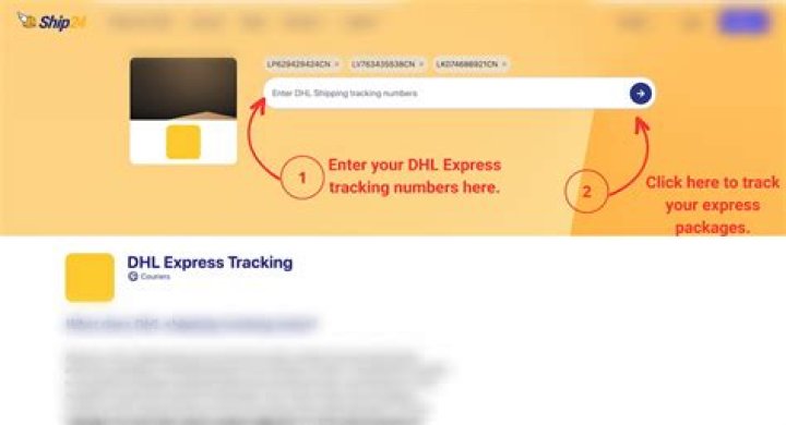 dhl express tracking