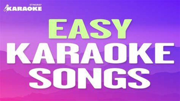 Easy karaoke songs