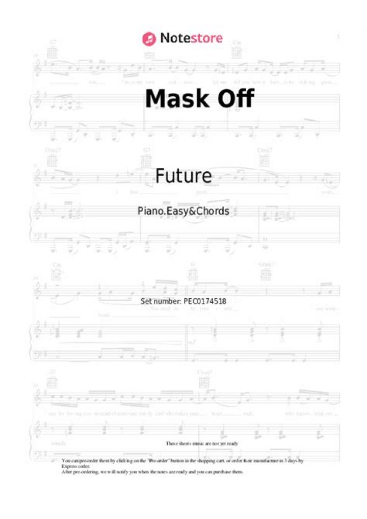 Future - Mask Off - EASY Piano Tutorial - easy hip hop songs to play on piano
