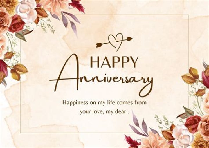 Have a Happy Anniversary.