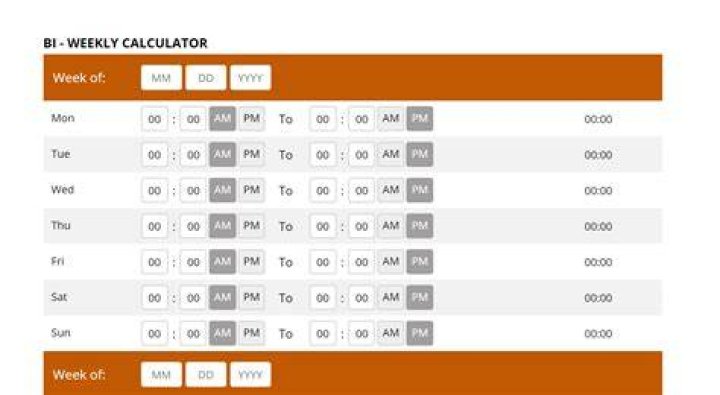 hours calculator