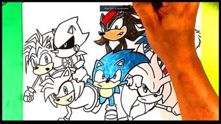 How to Draw Sonic All Forms - sonic 4 episode 2 metal sonic music