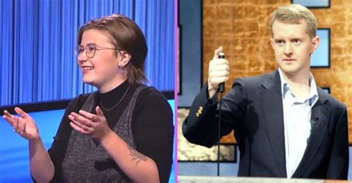 Ken Jennings, Mattea Roach, Matt Amodio, and Amy Schneider during Games 9 and 10 of 'Jeopardy! Masters'