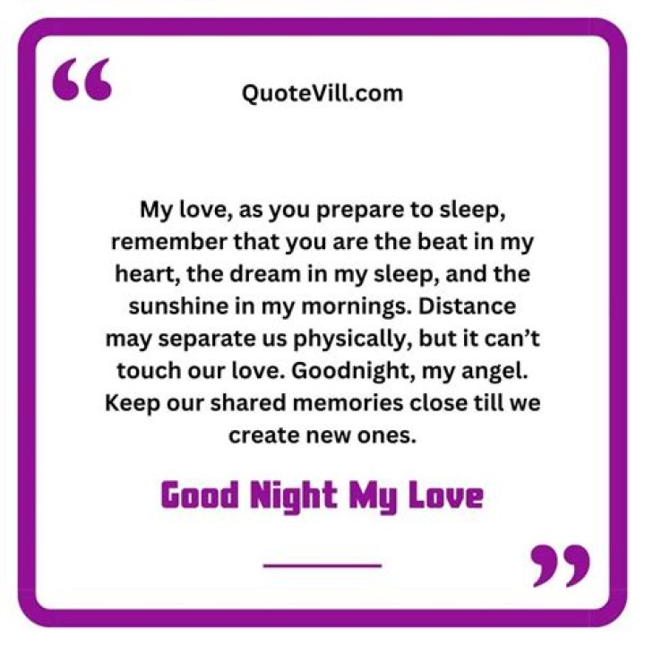 Long good night message for her Long good night message for her