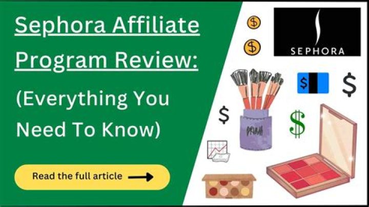Make money with Sephora affiliate program