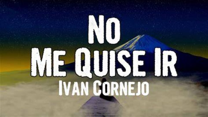 No Me Quise Ir