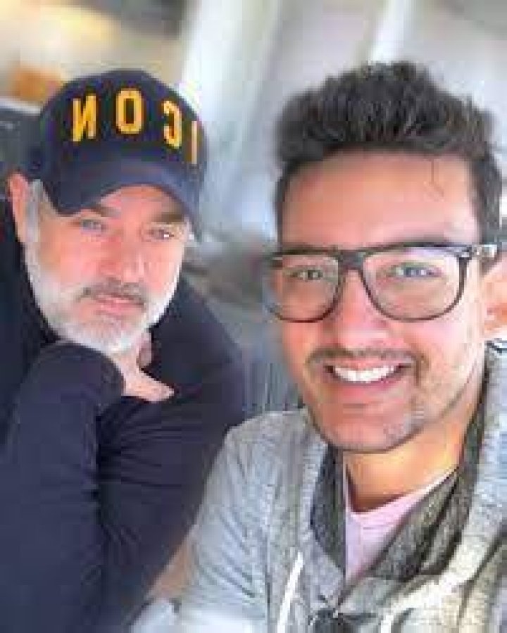 Peter Monn with husband Alex