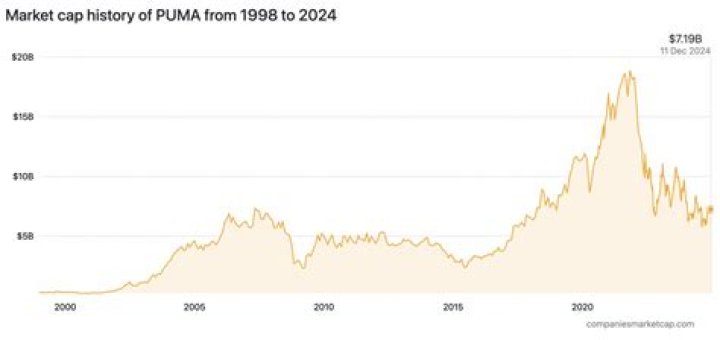 puma market cap compared to competitors puma market cap compared to competitors