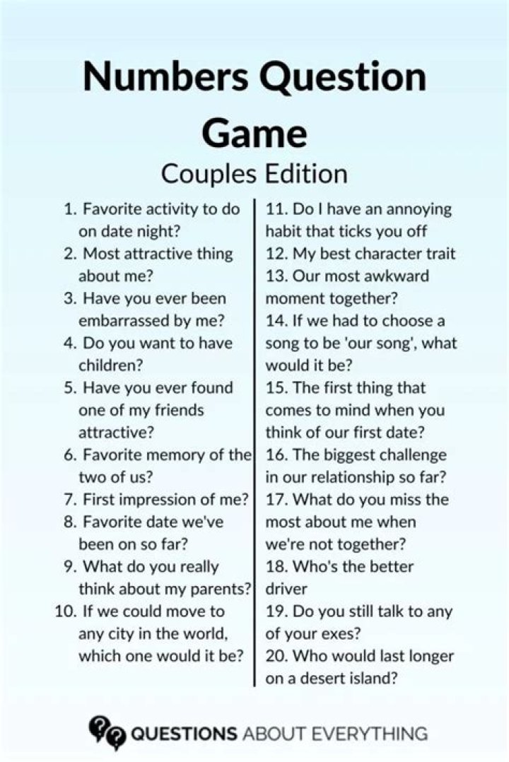 Relationship 21 questions games Relationship 21 questions games