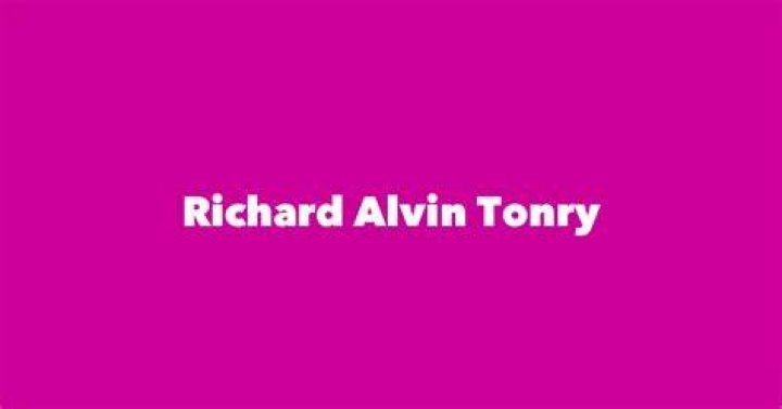 Richard Alvin Tonry