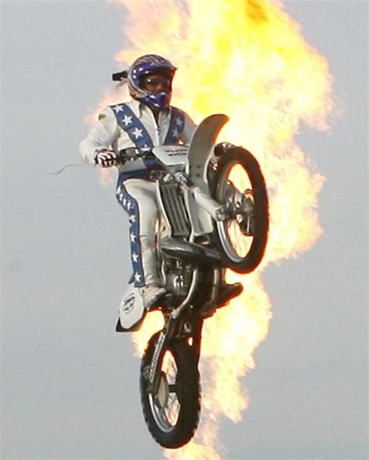 Robbie Knievel Jumping
