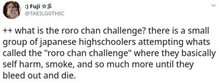 roro chan challenge
