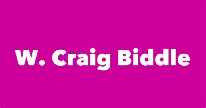 W. Craig Biddle