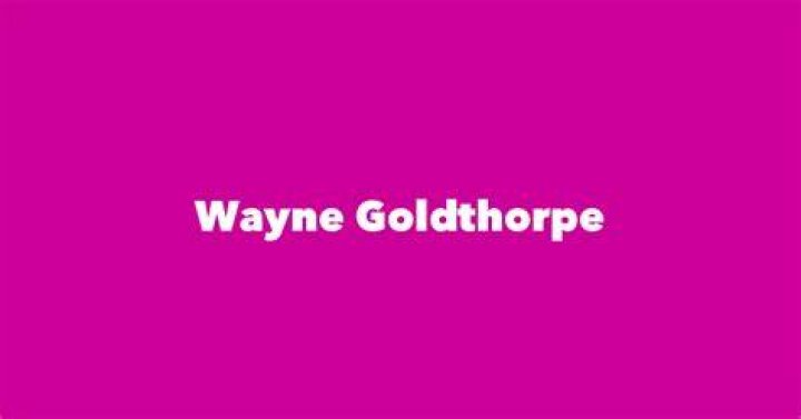 Wayne Goldthorpe