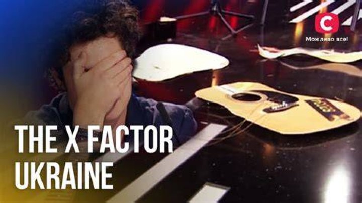 X Factor Contestant Broke His Guitar by a Judge🥺 - x factor destroy guitar ukraine