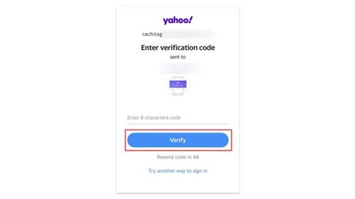 Yahoo verification Yahoo verification